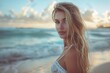 © Igor - Sensual Photoshoot Captures Blond Woman's Beauty in Paradise Beach
