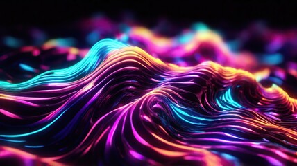 Poster - abstract background with lights