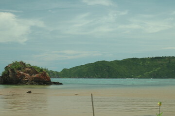 Wall Mural - tropical island in the sea