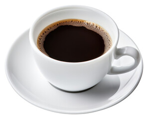 Poster - PNG Coffee saucer drink cup.