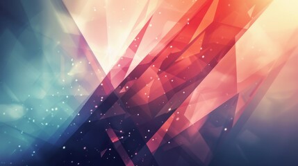Aufkleber - Abstract background with polygonal shapes and a modern, futuristic feel.
