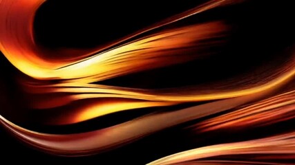Wall Mural - abstract, dynamic, modern luxury golden yellow wave background for loop playback, web design, banner