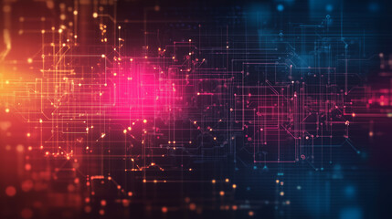 Wall Mural - technology background