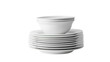 © Michael - Clean stack of white plates and bowls on transparent background