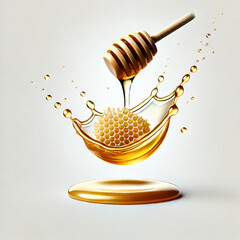 Wall Mural - Honey House and Honey Splash