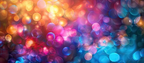 Poster - Colorful bright and beautiful background blur ideal for a copy space image