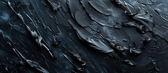 Aufkleber - Black textured abstract background with copy space image