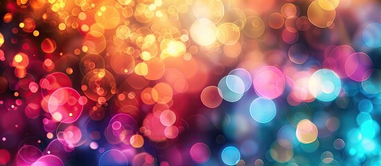 Poster - Colorful bright and beautiful background blur ideal for a copy space image