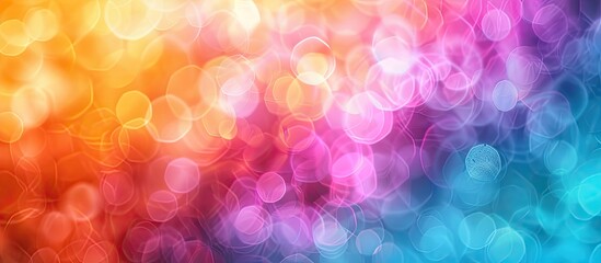Poster - Colorful bright and beautiful background blur ideal for a copy space image
