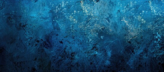 Aufkleber - Grunge blue texture background with artistic design and vignette ideal for a copy space image