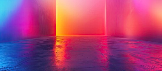 Fototapete - Vibrant backdrop with copy space image