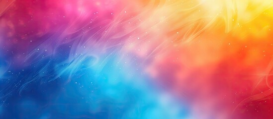 Fototapete - Colorful background with blurred elements perfect for adding text or graphics to the copy space image