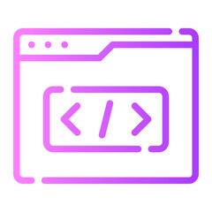 webpage gradient icon
