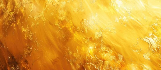 Canvas Print - Golden yellow texture creating a luxurious background with ample copy space image available