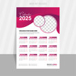 © SunyGraphic - 2025 wall calendar template design for marketing agency