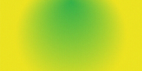 Poster - Abstract grainy vibrant color gradient background. Defocused green bokeh light background. Bokeh background with yellow color gradient, ombre effect.