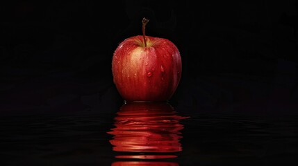 Canvas Print - Red Apple Reflection