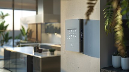 a next-gen smart home energy management system with advanced ai and sleek design.