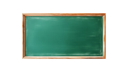Wall Mural - green school desk cutout. school board on transparent background