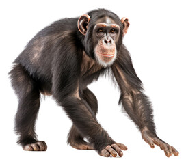 Sticker - PNG Chimpanzee wildlife mammal animal.