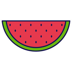 Sticker - slice of watermelon