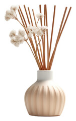 Sticker - PNG Flower vase transparent background decoration.