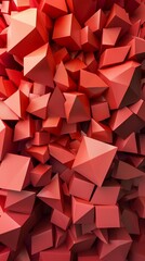 Sticker - a large group of red cubes