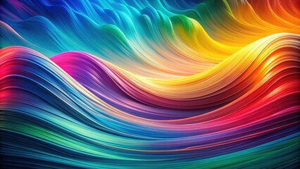 Wall Mural - Colorful liquid wave abstract background, liquid, abstract, background, colorful, wave, render, vibrant, movement, flowing