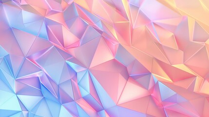 Wall Mural - Abstract polygonal background. Triangular low poly style. 3d rendering