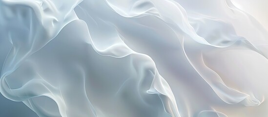 Wall Mural - Modern white gradient blur background with copy space image