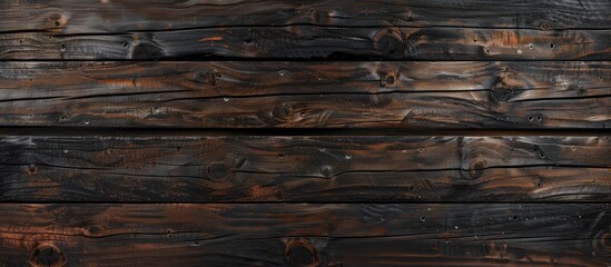 Wall Mural - An aged wood surface with a traditional natural design perfect for a copy space image