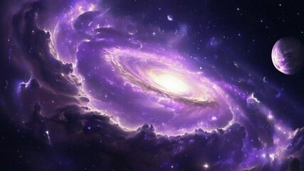 purple galaxy