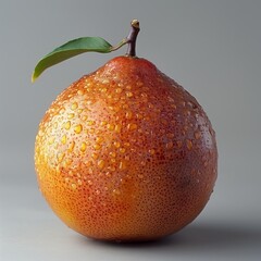 Sticker - Freshly Harvested Citrus Fruit Glistening With Dew Illuminated by Soft Light