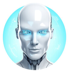 Sticker - PNG Portrait adult photography futuristic.