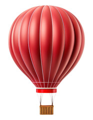 Sticker - PNG Hot air balloon aircraft white background transportation.