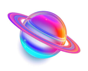 Poster - PNG Saturn astronomy universe planet.