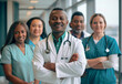 © oneli - Team of Smiling Medical Professionals with Clipboards