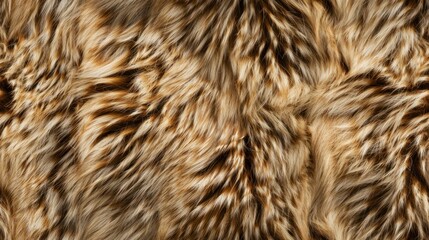 close-up of brown fur texture.