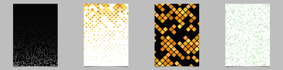 Wall Mural - abstract geometrical brochure background collection