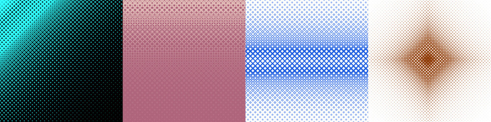 Abstract halftone pattern collection