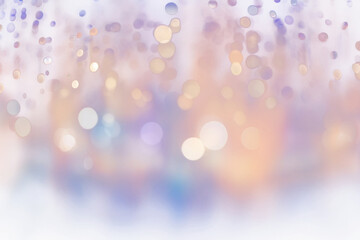 PNG Cold night bokeh light christmas lighting.