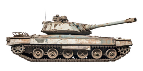 Wall Mural - PNG Tank military vehicle weapon.