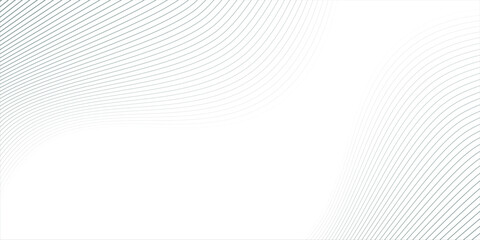 Wall Mural - Vector illustration of gray line pattern with abstract background. EPS10. Beautiful and modern curved lines.