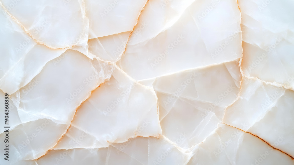 Closeup of alabaster stone with a smooth, almost translucent white ...