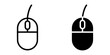 © fotohansel - ofvs660 OutlineFilledVectorSign ofvs - computer mouse vector icon . isolated transparent . outline and filled version . AI 10 / EPS / PNG . g12006