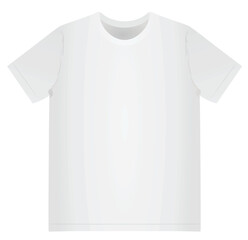 Poster - White t shirt. vector illustration