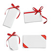 © Lumos sp - ribbon bow card note paper label gift holiday tag sign party birthday chirstmas celebration greeting