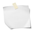 © Lumos sp - note tape adhesive blank paper label message background post notice reminder office notepad memo page empty notepaper white notebook sticky business