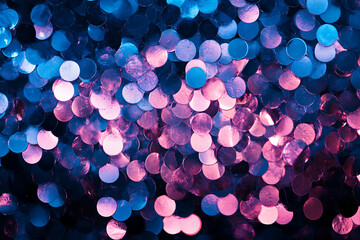 Aufkleber - Holiday background from glitter paillettes, close up. Metallic Sequins background, sparkling sequined.