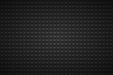 Wall Mural - dark grey abstract vector background. dark squares with black circle. perforated geometric black met